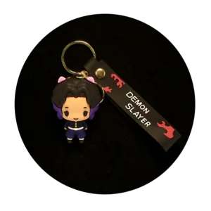KSB-033 Anime - Demon Slayer - Shinobu Kocho - Keychain With Silicone Band