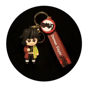 KSB-035 Anime - Demon Slayer - Giyu Tomioka - Keychain With Silicone Band
