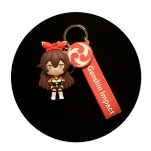 KSB-042 Anime - Genshin Impact - Amber - Keychain With Silicone Band