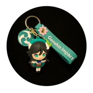 KSB-049 Anime - Genshin Impact - Venti - Keychain With Silicone Band
