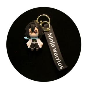 KSB-052 Anime - Ninja Warrior - Mitsuri Kanroji - Keychain With Silicone Band