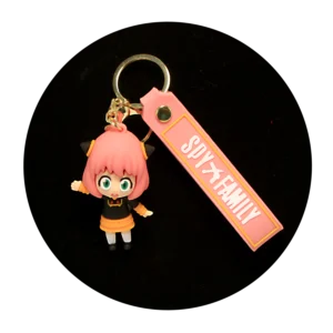 KSB-068 Anime - Spy Family Anya Forger - Keychain With Silicone Band