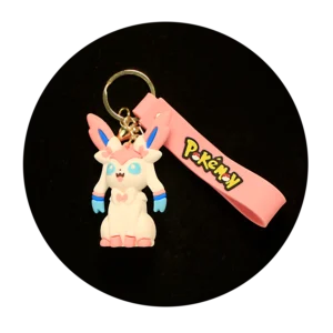 KSB-107 Anime - Pokemon - Sylveon - Keychain With Silicone Band