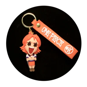 KSB-124 Anime - One Piece - Nami - Keychain With Silicone Band