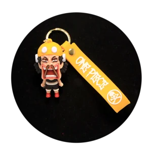 KSB-130 Anime - One Piece - Usopp - Keychain With Silicone Band