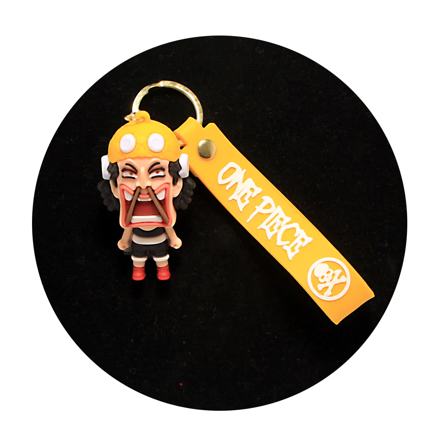KSB-130 Anime – One Piece – Usopp – Keychain With Silicone Band