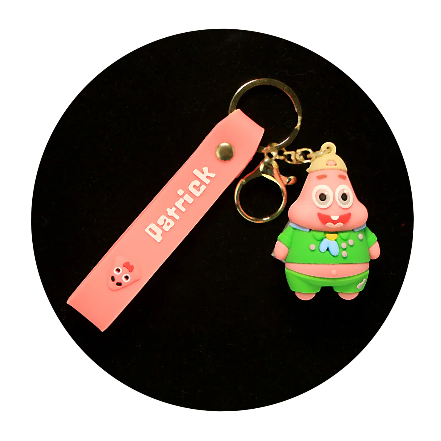 KSB-178 Comics – SpongeBob – Patrick 05 – Keychain With Silicone Band