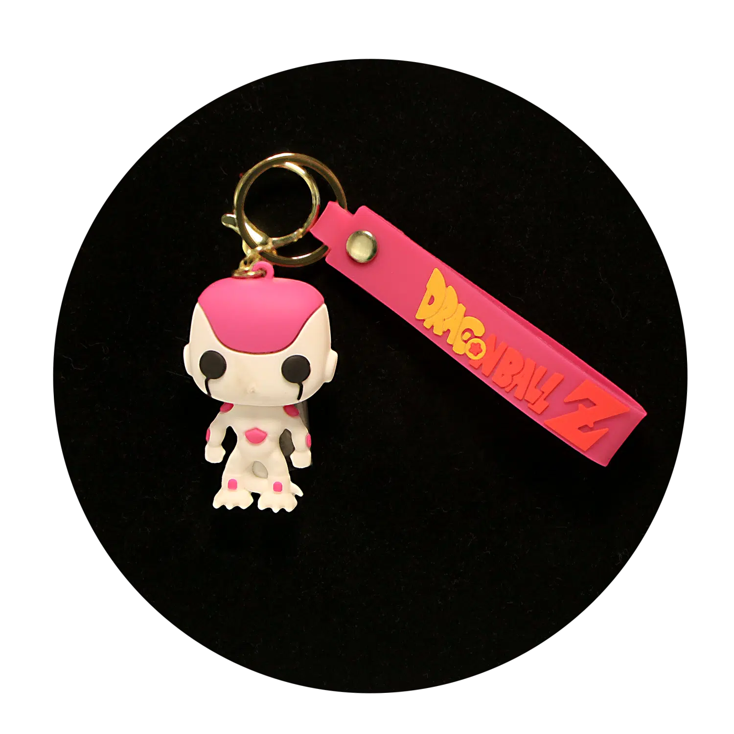KSB-187 Anime - Dragon BallZ - Frieza Red - Keychain With Silicone Band