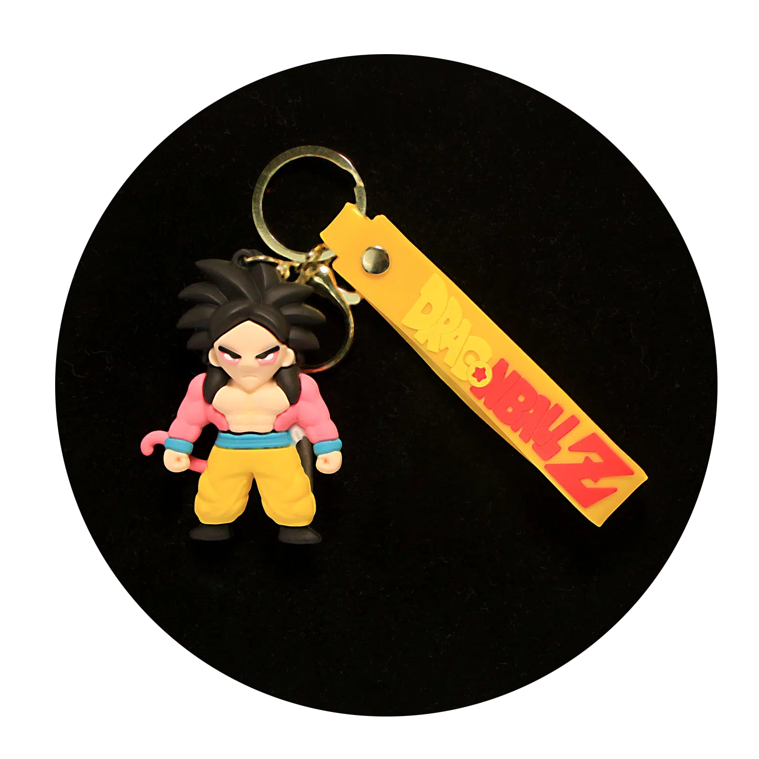 KSB-192 Anime – Dragon BallZ – Goku (Super Saiyan 4) – Keychain With Silicone Band