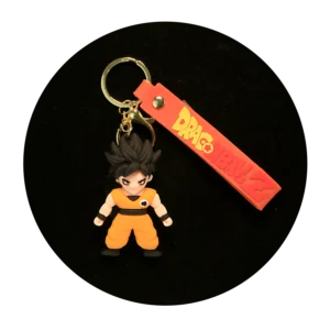 KSB-196 Anime - Dragon BallZ - Goku Black Gi - Keychain With Silicone Band