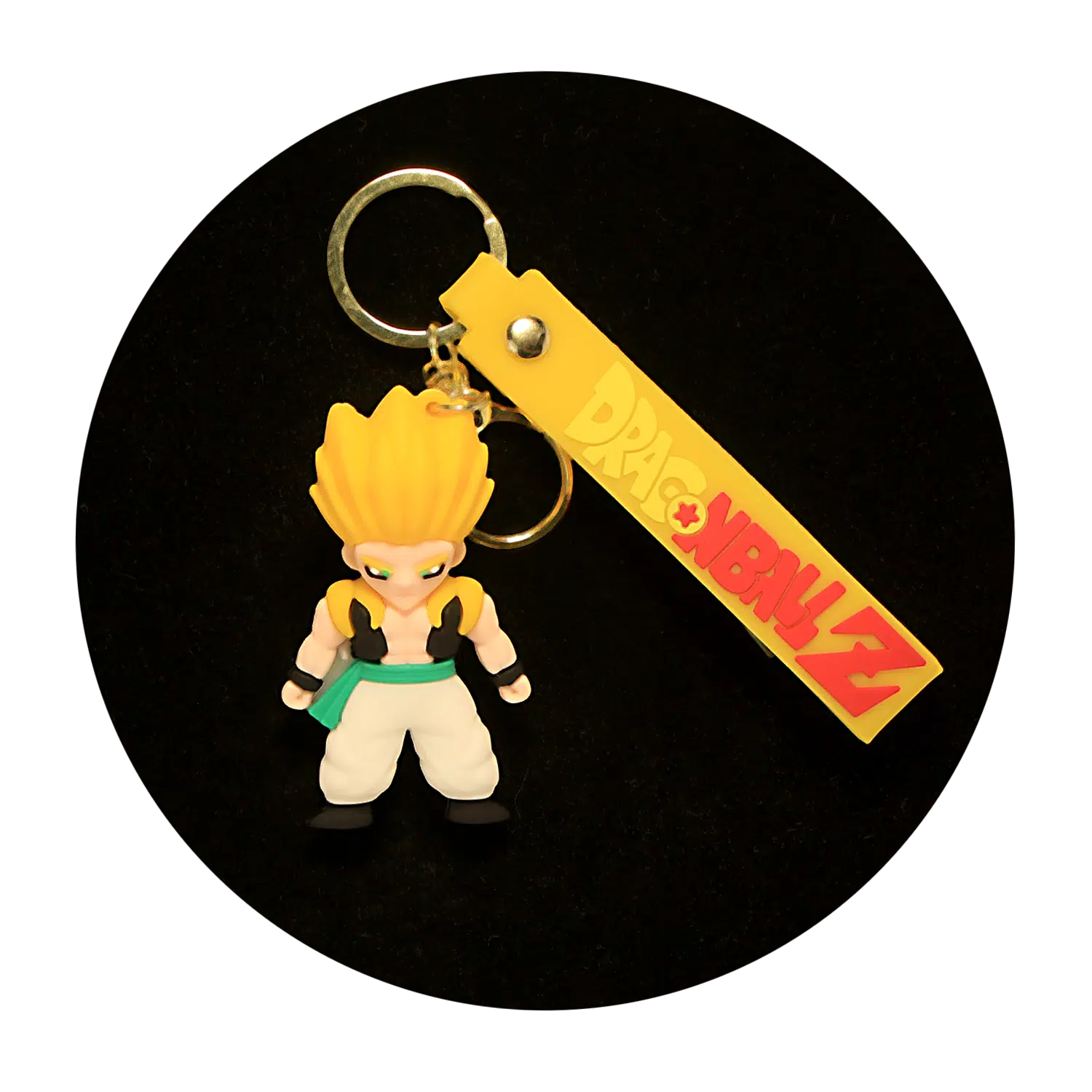 KSB-208 Anime – Dragon BallZ – Gotenks SSJ Fusion – Keychain With Silicone Band