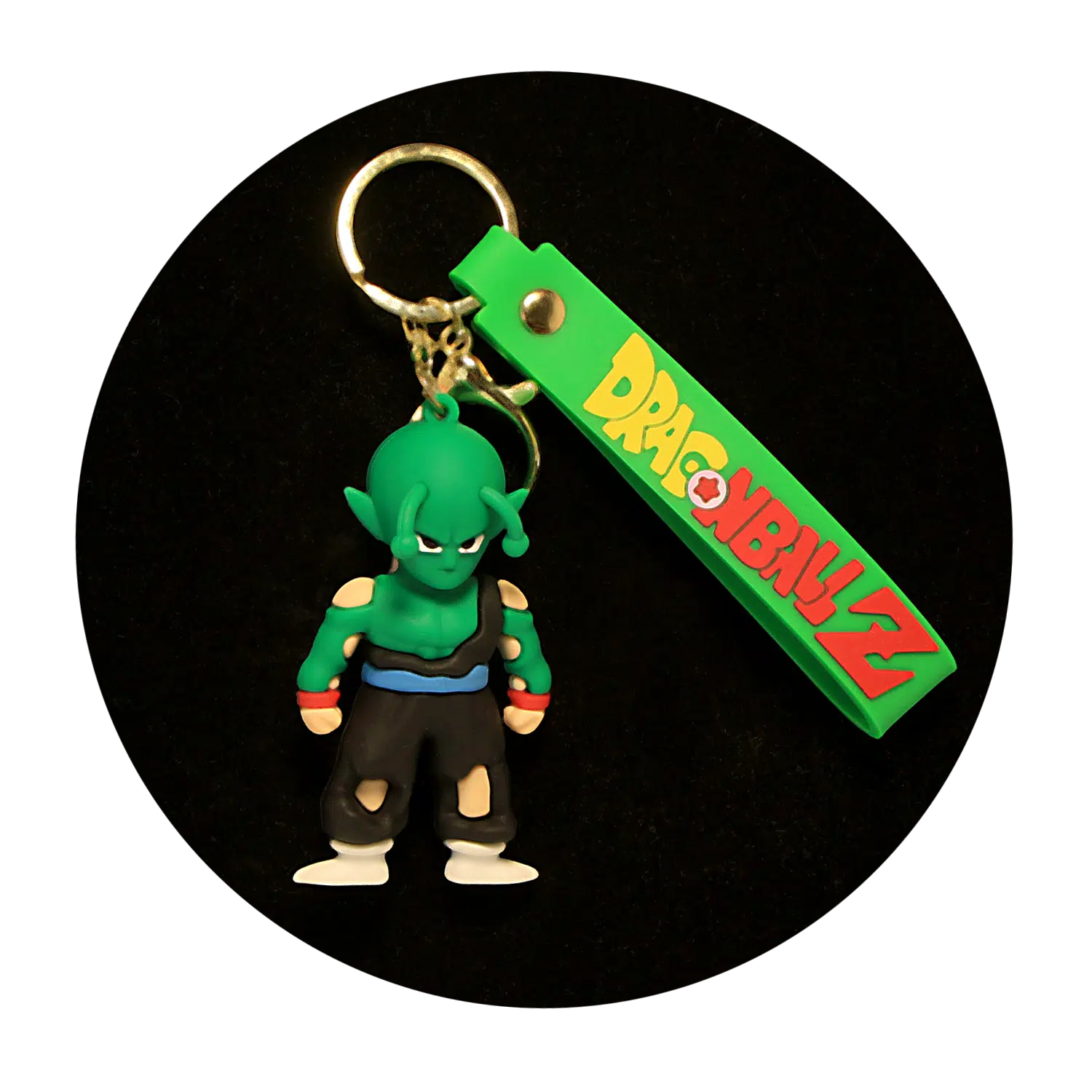 KSB-218 Anime - Dragon BallZ - Piccolo Battle Mode - Keychain With Silicone Band
