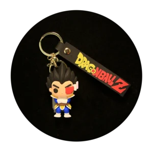 KSB-245 Anime - Dragon BallZ - Vegeta Scouter - Keychain With Silicone Band