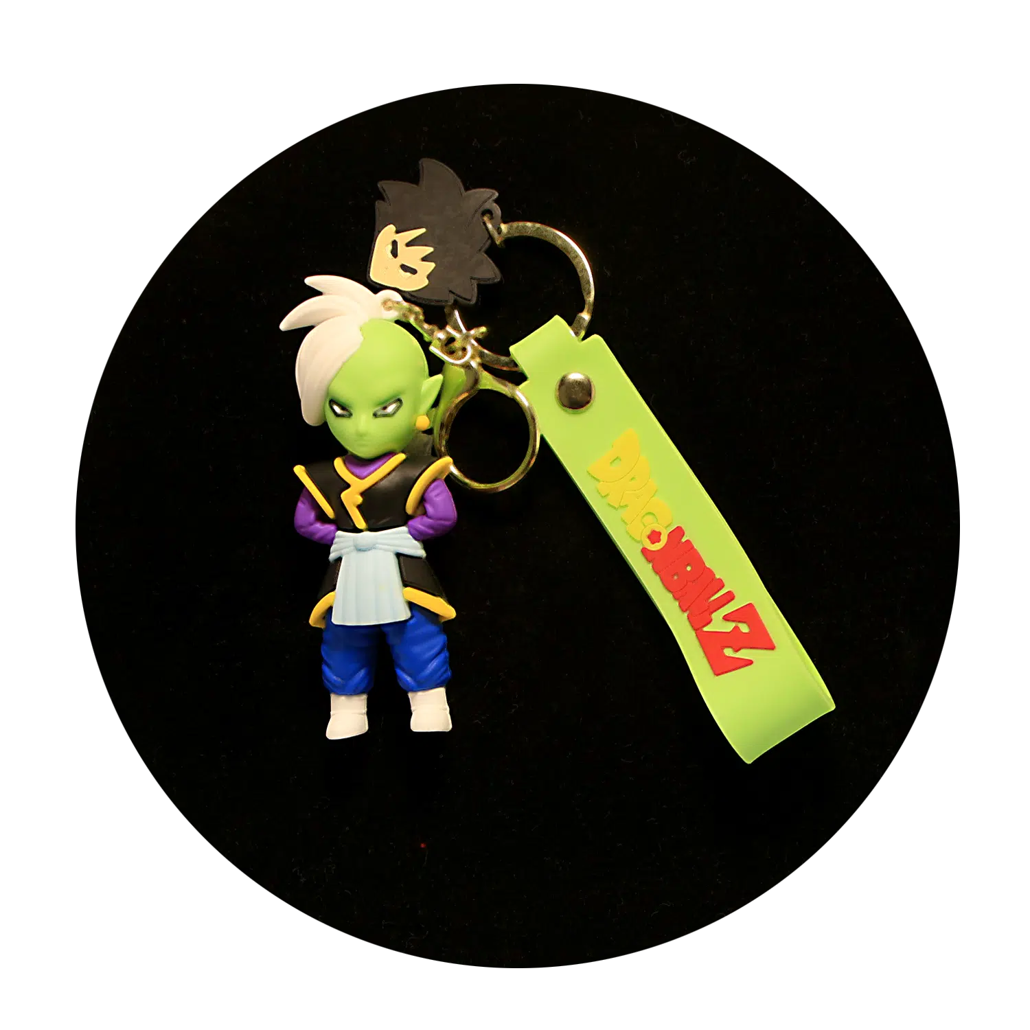 KSB-246 Anime - Dragon BallZ - Zamasu - Keychain With Silicone Band