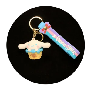 KSB-250 Cinnamoroll Keychain 03 - Keychain With Silicone Band