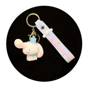 KSB-252 Cinnamoroll Keychain 05 - Keychain With Silicone Band