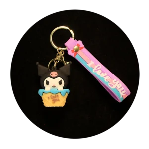 KSB-297 Kuromi Keychain 13 - Keychain With Silicone Band