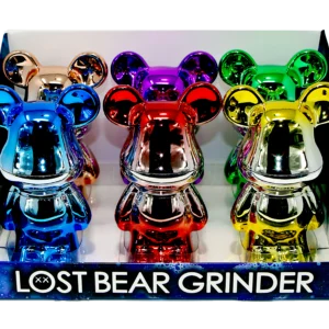 LBG-CRM-001 Get Lost Bear Chrome Series Grinders (6 Count)
