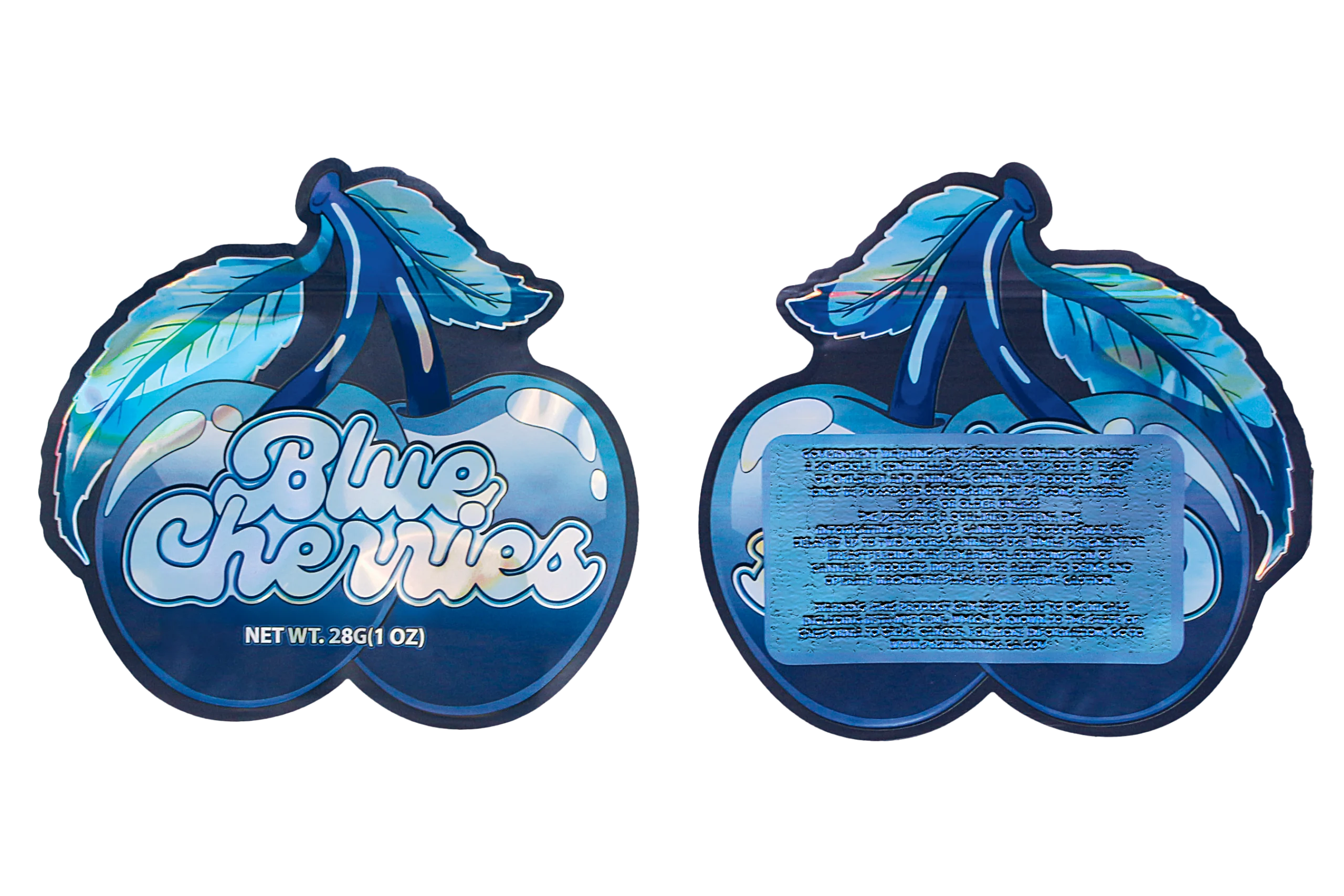 28 Gram Mylar Bag – Premium Smell-Proof Flower Packaging - Blue Cherries (50 Count) MB-28-003 - Image 3