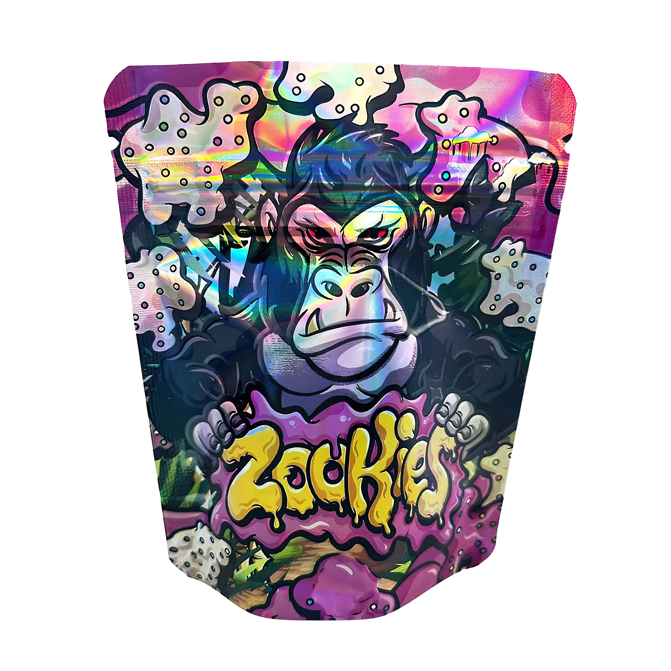 3.5 Gram Mylar Bag – Premium Smell-Proof Packaging – Zookies (50 Count) MB-35G-026
