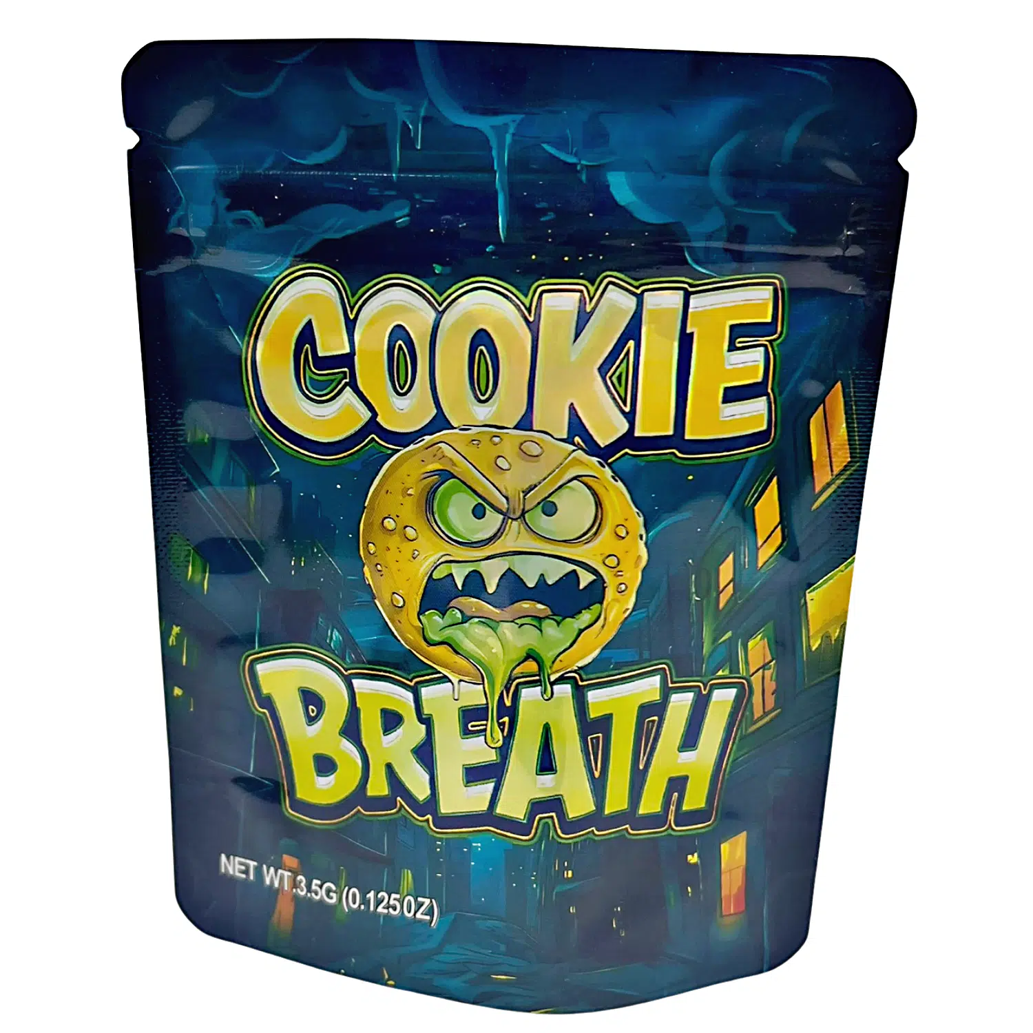 3.5 Gram Mylar Bag – Premium Smell-Proof Packaging - Cookie Breath (50 Count) MB-35G-080
