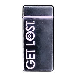 PFL-BLK-001 - Get Lost Premium Plasma Flip Lighter (Black)