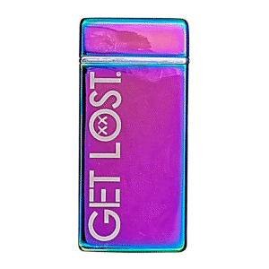 PFL-RBW-001 - Get Lost Premium Plasma Flip Lighter (Rainbow)