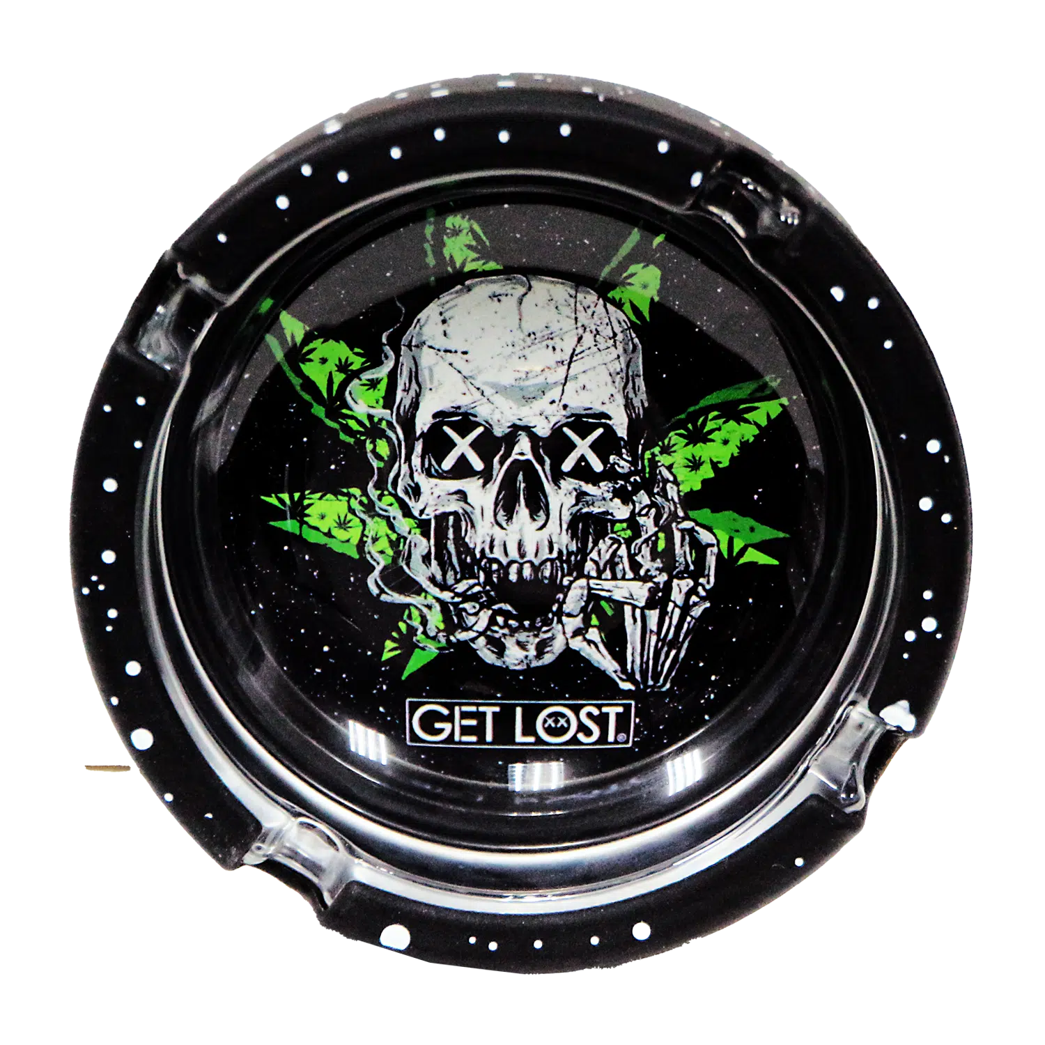 SA-6PK-012 Get Lost Glass Ashtray With Silicone Set 2 (6 Count) - Image 7