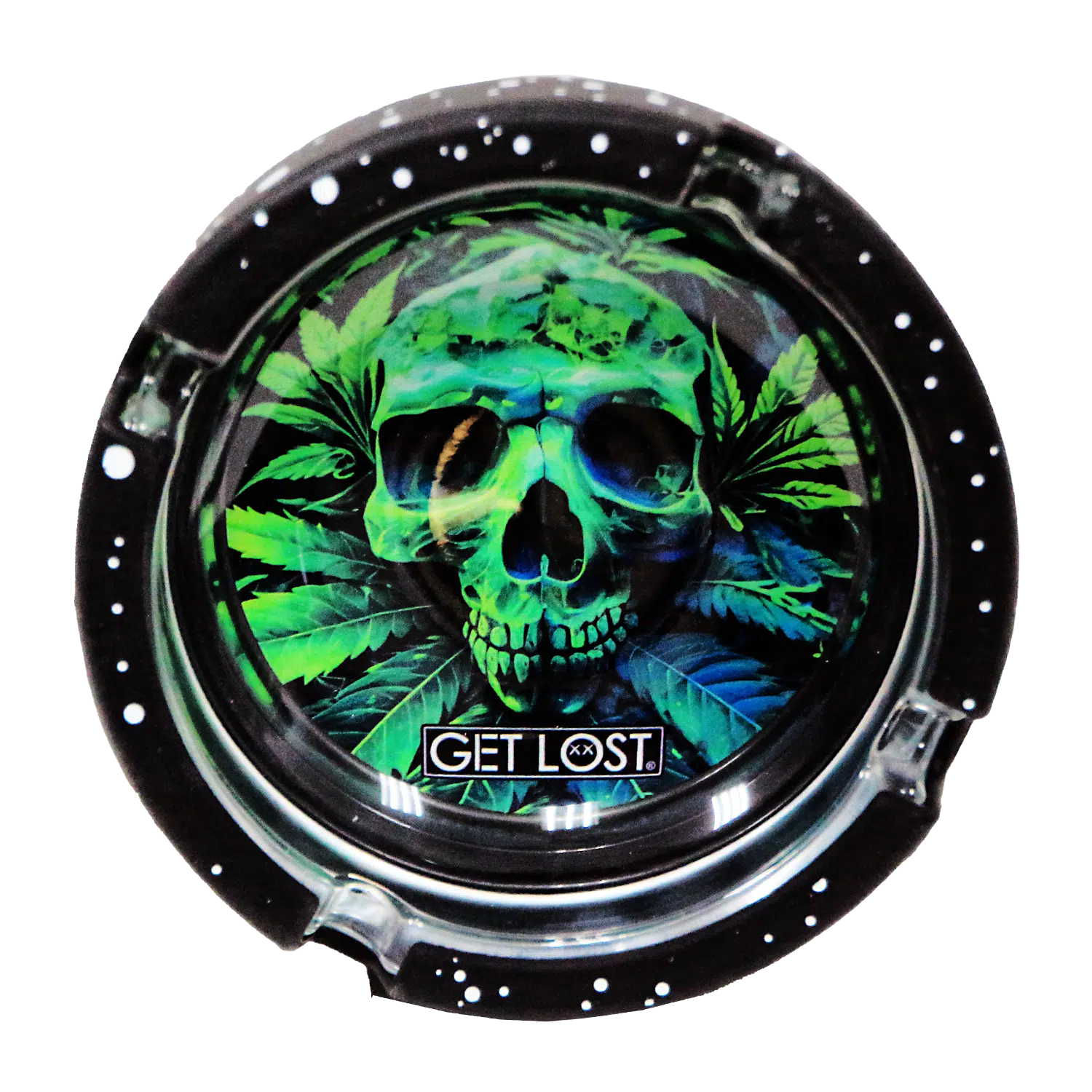 SA-6PK-012 Get Lost Glass Ashtray With Silicone Set 2 (6 Count) - Image 8