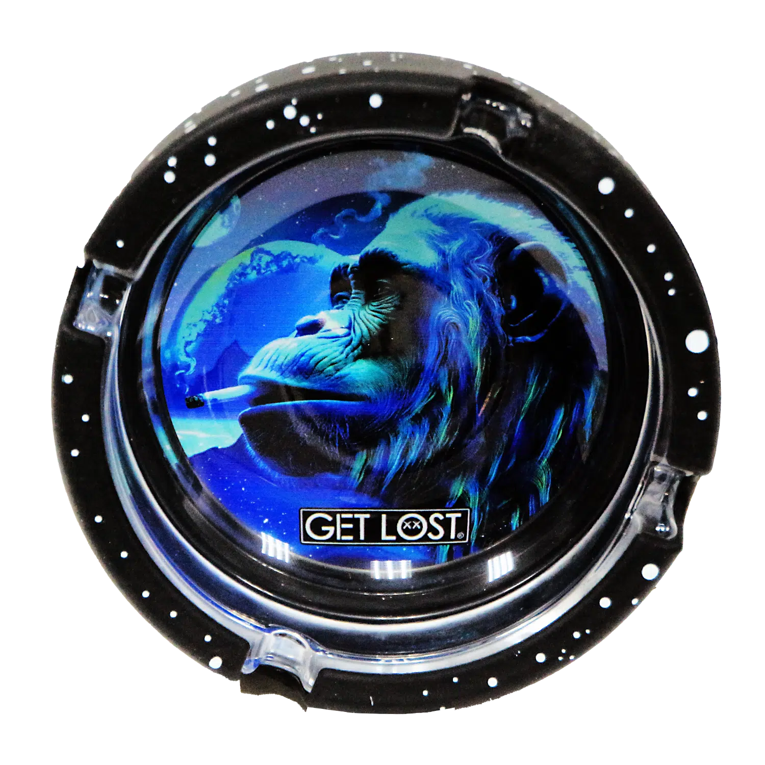 SA-6PK-012 Get Lost Glass Ashtray With Silicone Set 2 (6 Count) - Image 10