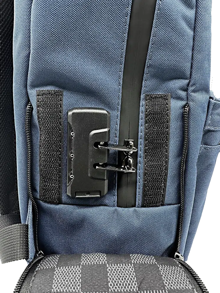 SPBP-DBLU-005 Get Lost Smell Proof Backpack (Dark Blue) - Image 12