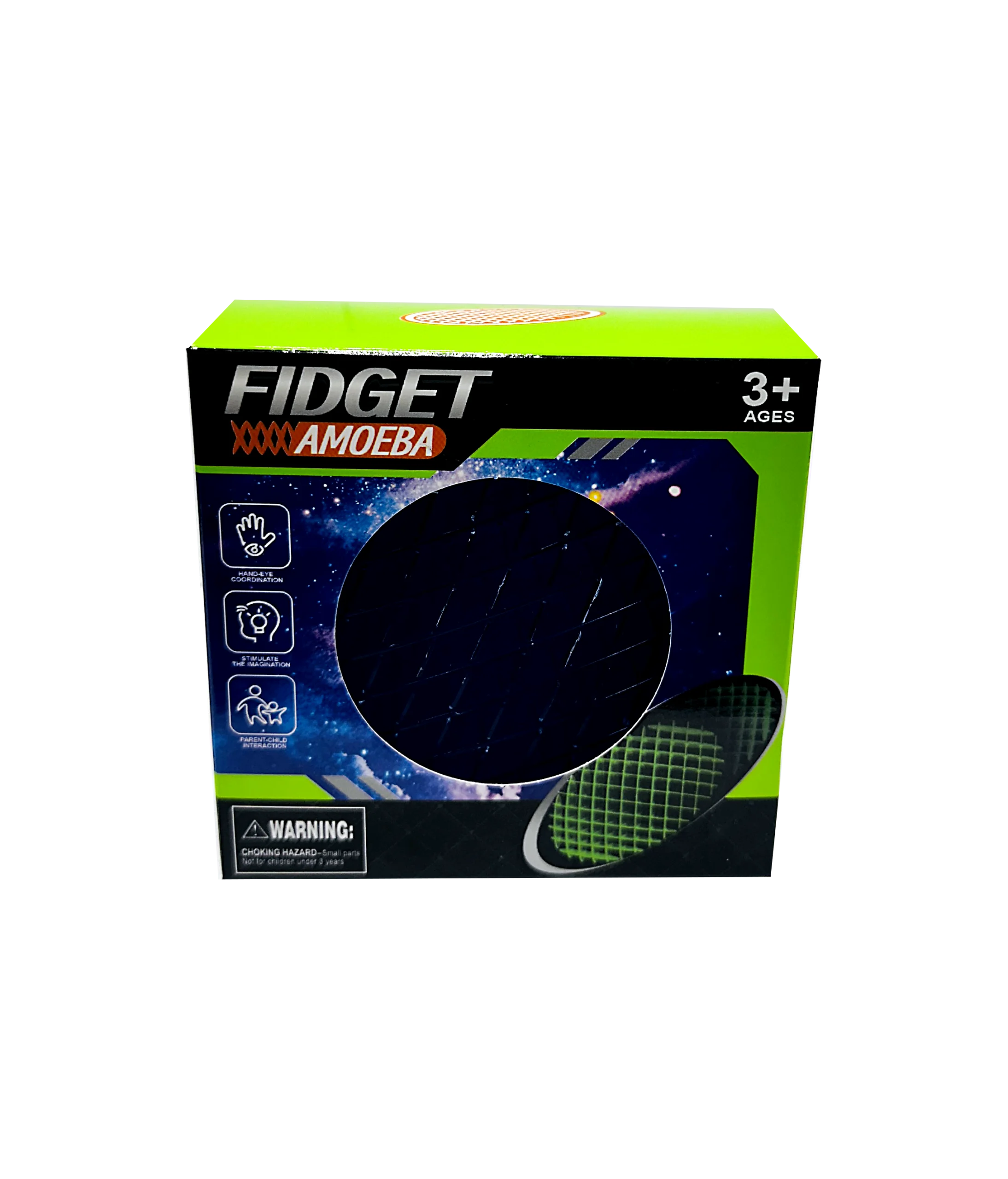 WFD-001 - Worm Fidget Amoeba – (12 Count) (Red & Blue) - Image 6