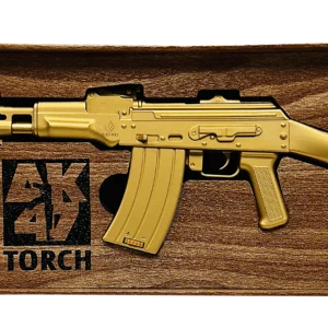 21064T-GB AK47 Torch Lighter Gift Box (1Pc) Gold