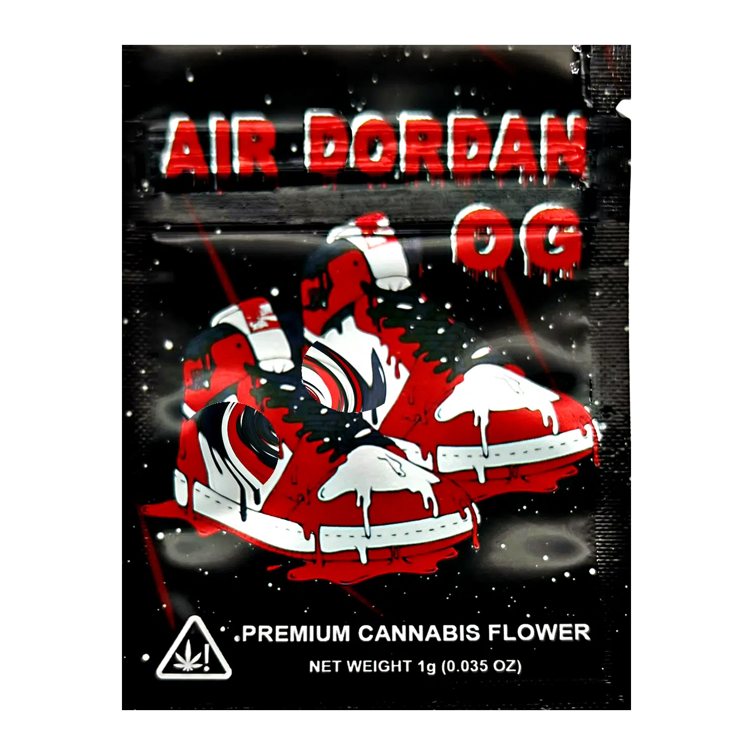 1 Gram Mylar Bag – Premium Smell-Proof Flower Packaging – Air Dordan OG (100 Count) CMB-1G-003