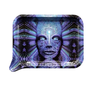 FRT-SM-027 Get Lost Small 3D Rolling Tray (No Lid) (Get Lost Blue Alien Lost Guy)
