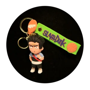 KSB-306 Slam Dunk Green - Keychain With Silicone Band