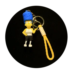 KSB-310 Comics - The Simpsons - Marge - Keychain With Silicone Band