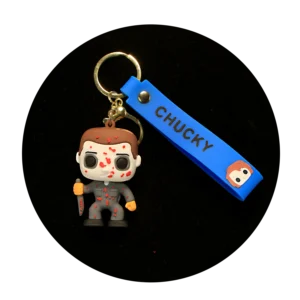 KSB-318 Horror Movies - Halloween - Keychain With Silicone Band