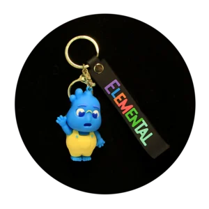 KSB-337 Pixar - Elemental - Clod Gale (Wave Edition) - Keychain With Silicone Band