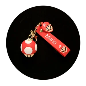 KSB-346 Nintendo - Super Mario - Toad - Keychain With Silicone Band