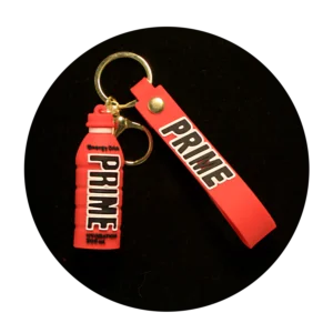 KSB-390 Novelty - Prime Red - Keychain With Silicone Band
