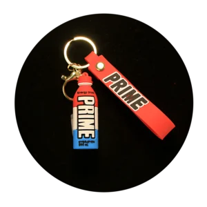 KSB-391 Novelty - Prime Tri-Color - Keychain With Silicone Band