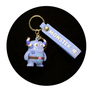 KSB-411 Misc - Art (Monsters University) - Keychain With Silicone Band