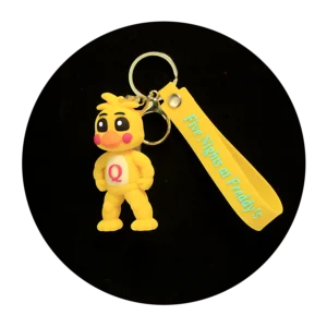 KSB-415 Misc - Five Nights at Freddy - Chica - Keychain With Silicone Band