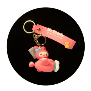 KSB-423 Misc - My Melody 05 - Keychain With Silicone Band