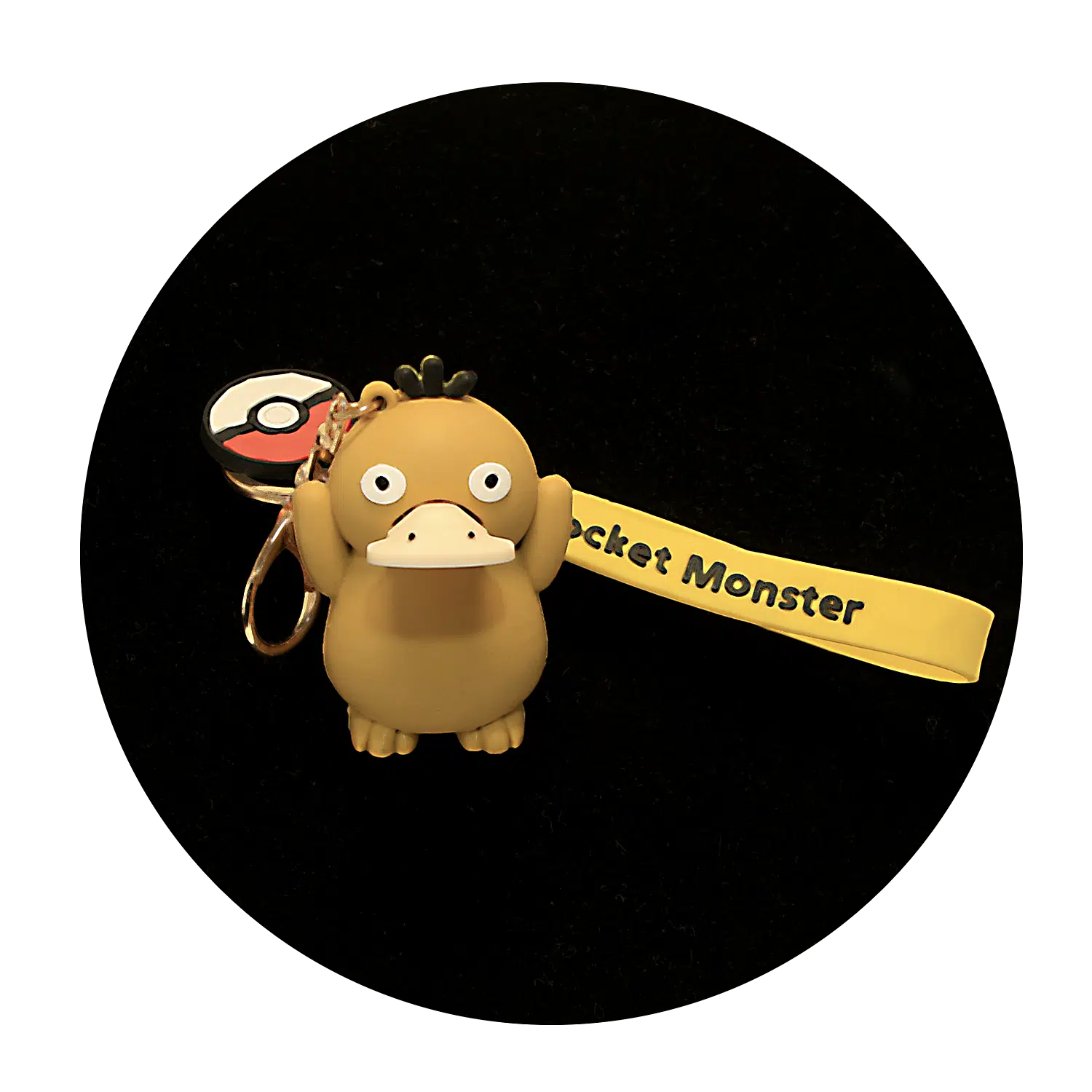KSB-424 Misc - Pokemon - Psyduck - Keychain With Silicone Band