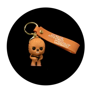 KSB-431 Star Wars - Chewbacca 02 - Keychain With Silicone Band