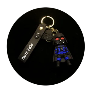 KSB-435 Star Wars - Darth Vader 04 - Keychain With Silicone Band
