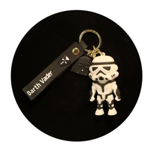 KSB-438 Star Wars - Storm Trooper 02 - Keychain With Silicone Band