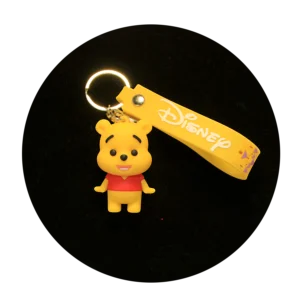 KSB-443 Disney - Winnie The Pooh 02 - Keychain With Silicone Band